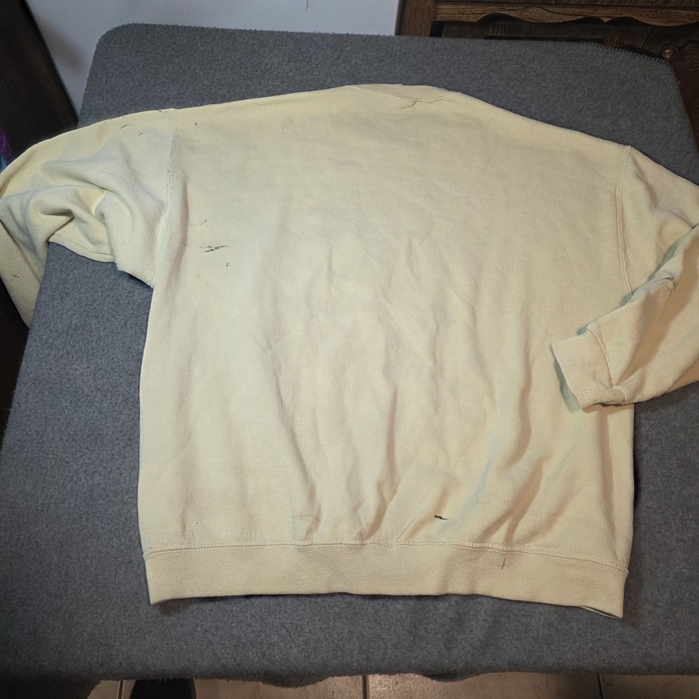 vintage 1990s cat graphic sweatshirt Xl I2 - Picture 7 of 7